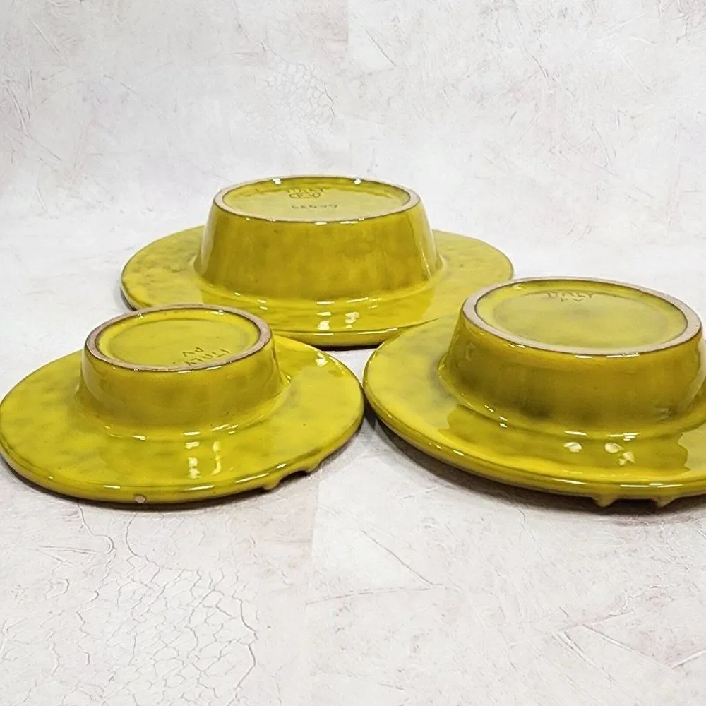 Set of 3 Vtg MC Italy 9